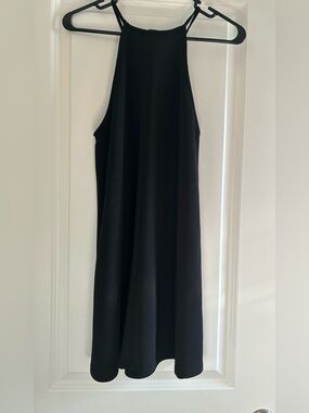 Forever 21 Black Halter Mini Dress